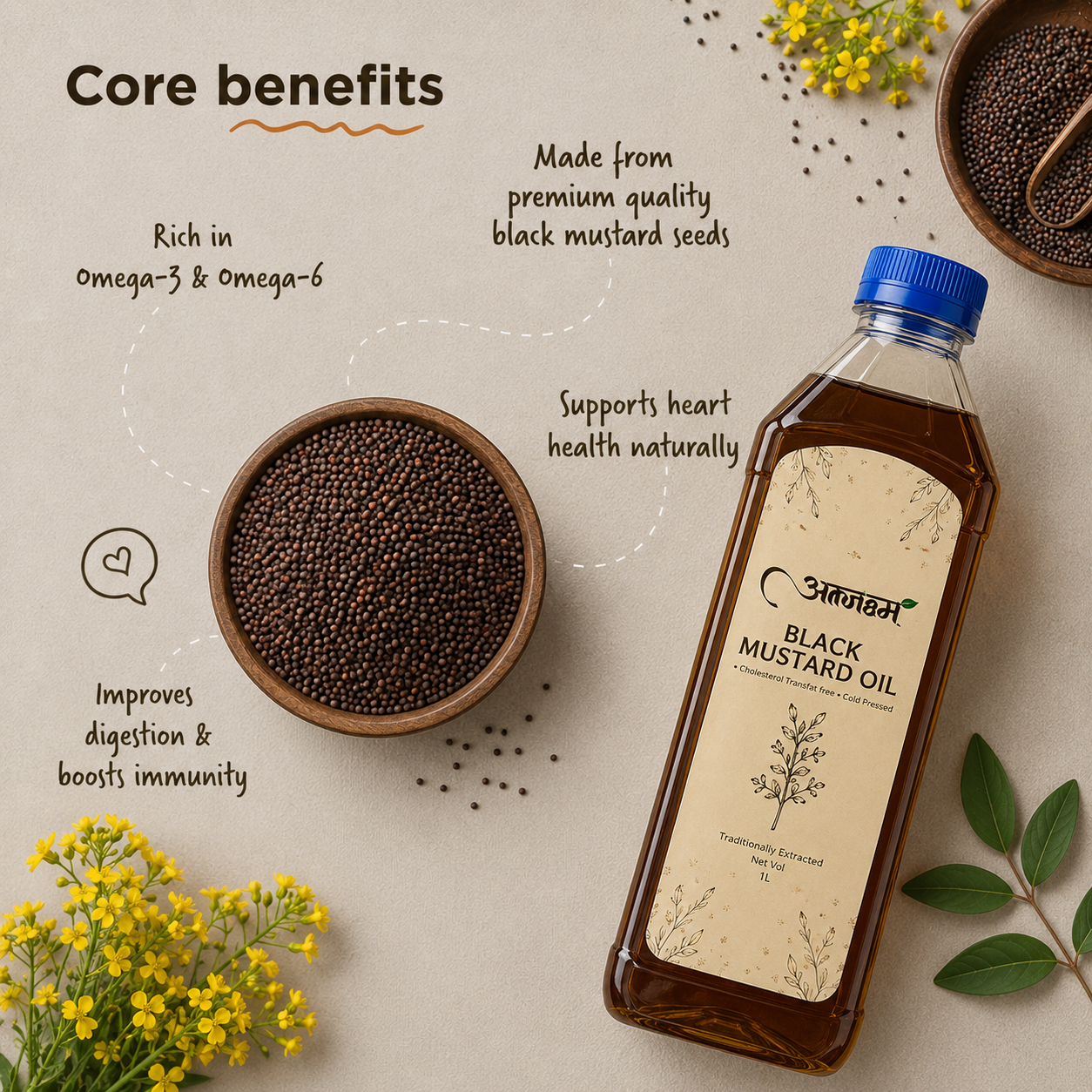 Black sarso Oil product image