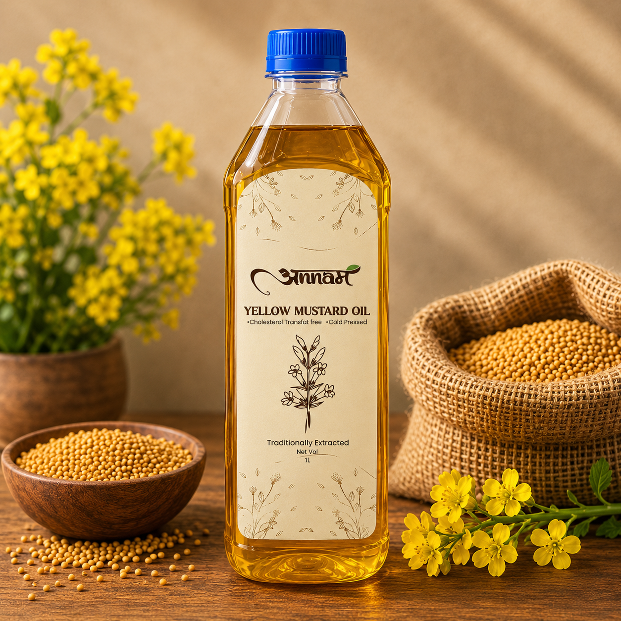 Yellow sarso Oil