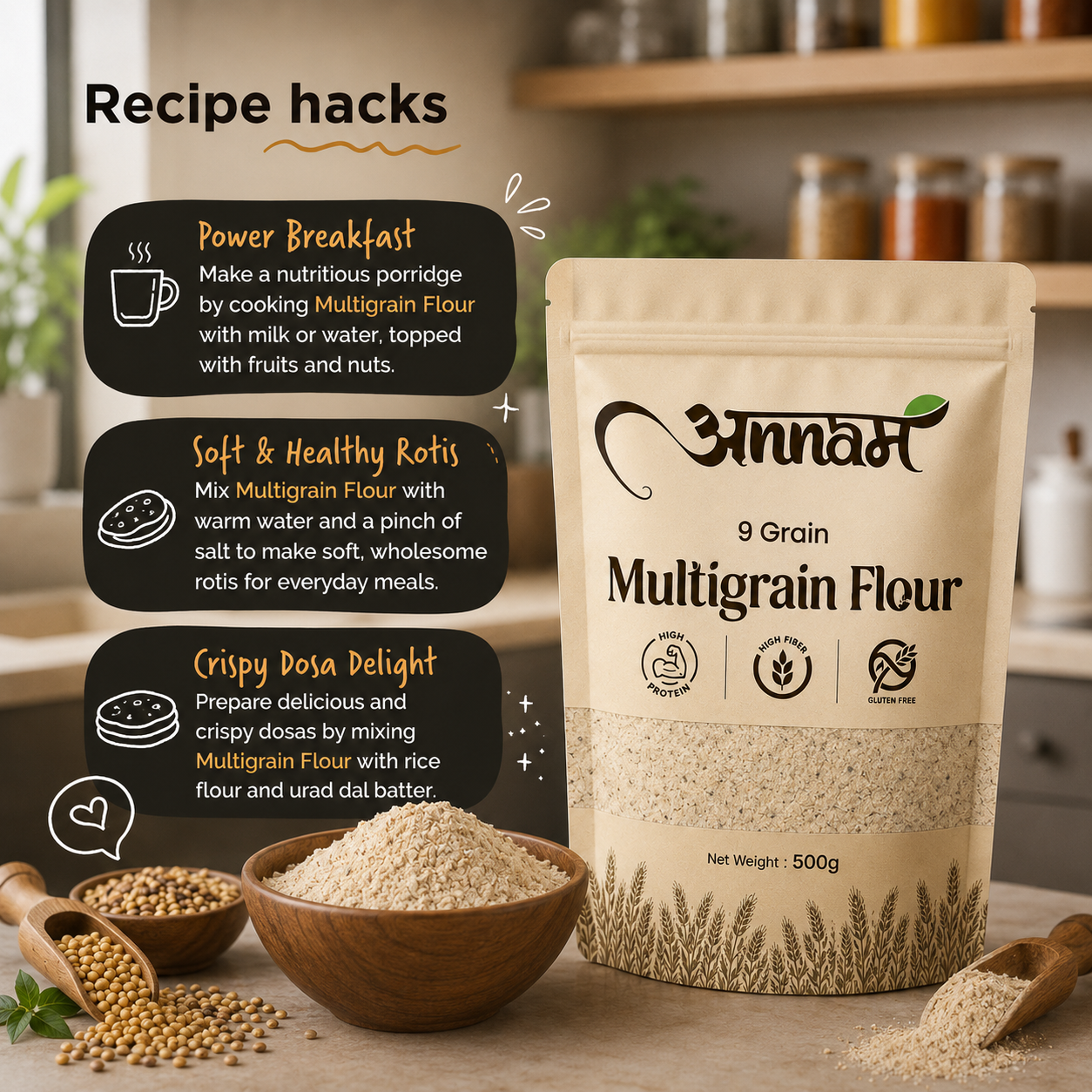 Multigrain flour product image